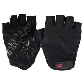 ZAKPRO Cycling Gloves Gel Series Anti-Slip Professional Half Finger - (Black)