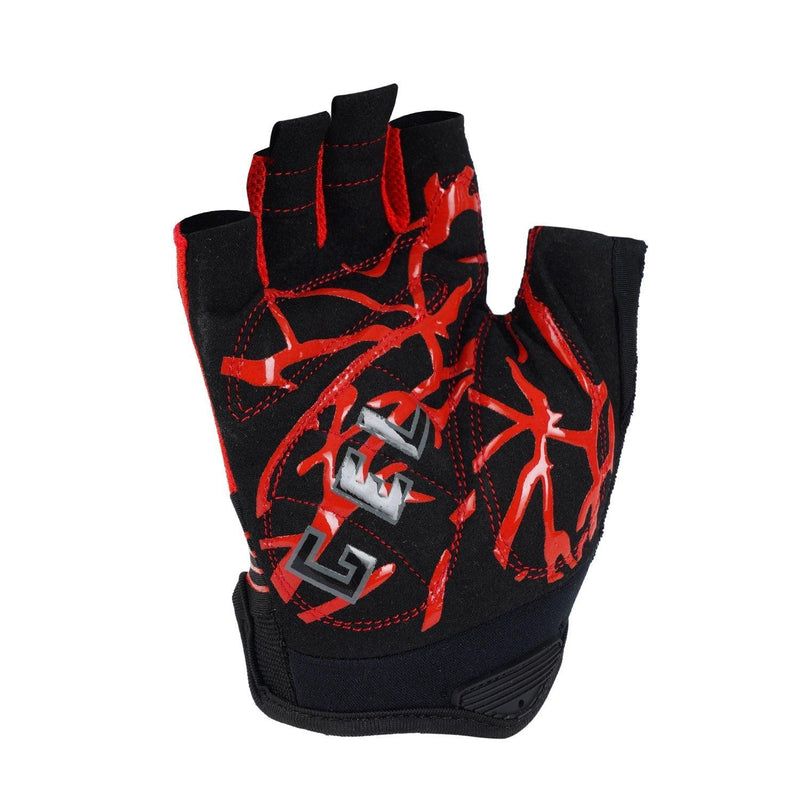Load image into Gallery viewer, ZAKPRO Cycling Gloves Gel Series Anti-Slip Professional Half Finger - (Red) - MADOVERBIKING
