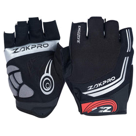 ZAKPRO Cycling Gloves - Hybrid Series - (Black) - MADOVERBIKING