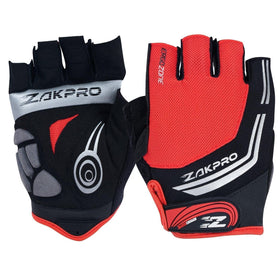 ZAKPRO Cycling Gloves - Hybrid Series - (Red)