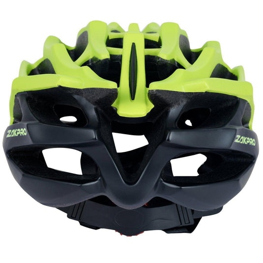 ZAKPRO Inmold Cycling Helmet - Signature Series (Fluorescent Green) - MADOVERBIKING