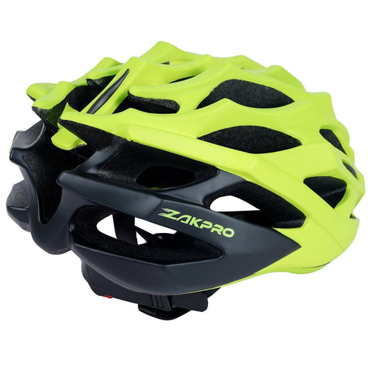 ZAKPRO Inmold Cycling Helmet - Signature Series (Fluorescent Green) - MADOVERBIKING