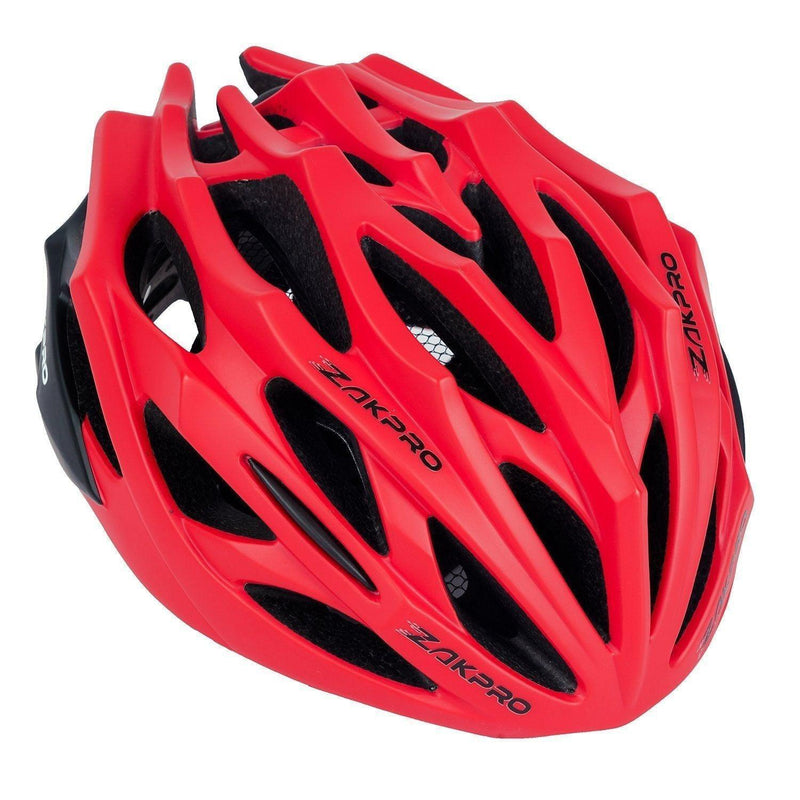 Load image into Gallery viewer, ZAKPRO Inmold Cycling Helmet - Signature Series (Red) - MADOVERBIKING
