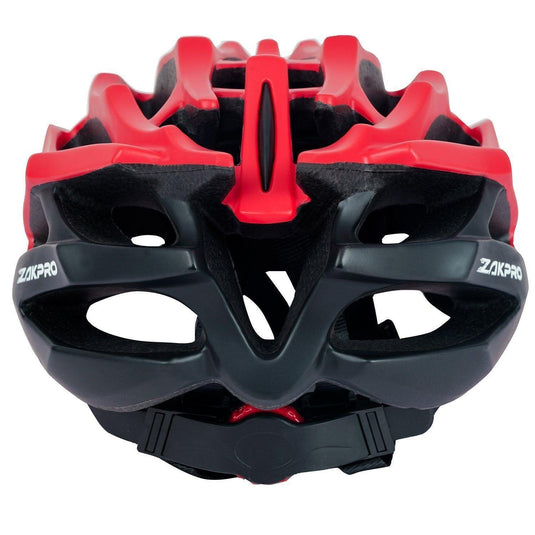 ZAKPRO Inmold Cycling Helmet - Signature Series (Red) - MADOVERBIKING