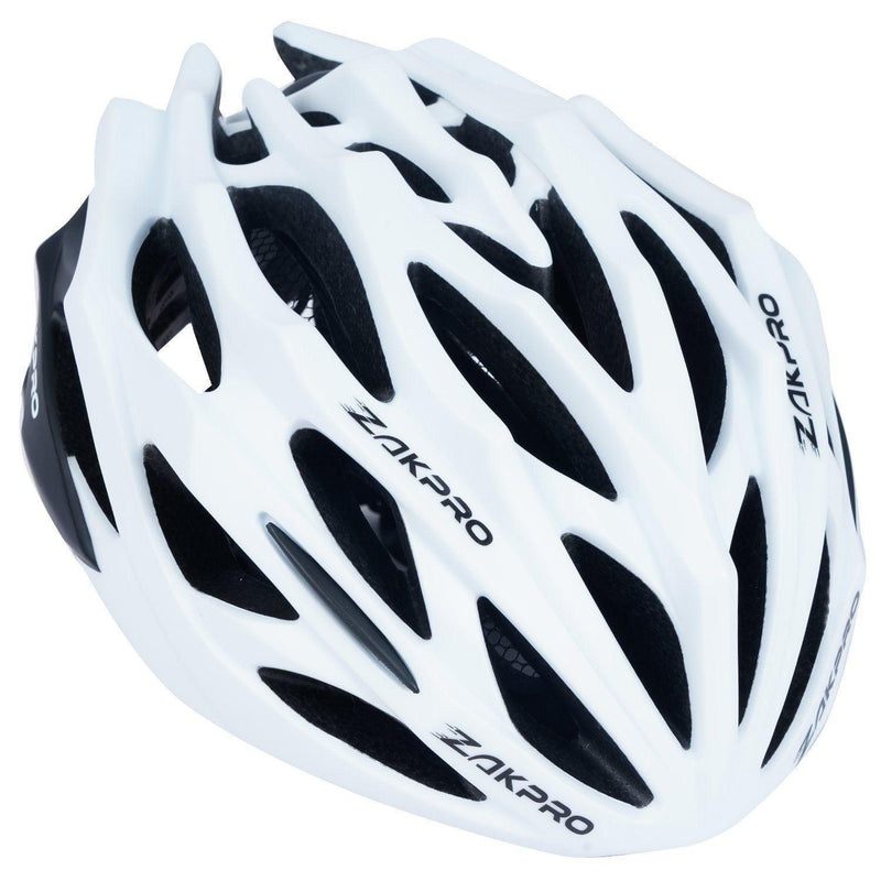 Load image into Gallery viewer, ZAKPRO Inmold Cycling Helmet - Signature Series (White) - MADOVERBIKING
