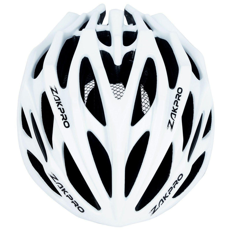 Load image into Gallery viewer, ZAKPRO Inmold Cycling Helmet - Signature Series (White) - MADOVERBIKING
