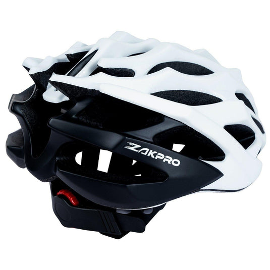ZAKPRO Inmold Cycling Helmet - Signature Series (White) - MADOVERBIKING