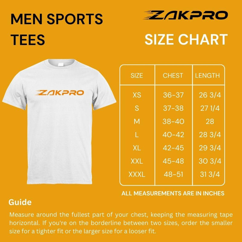 Load image into Gallery viewer, ZAKPRO Men Sports Tees (Ride-O-Range) - MADOVERBIKING
