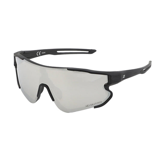 ZAKPRO Professional Outdoor Sports Cycling Sunglasses (Mirror Black)
