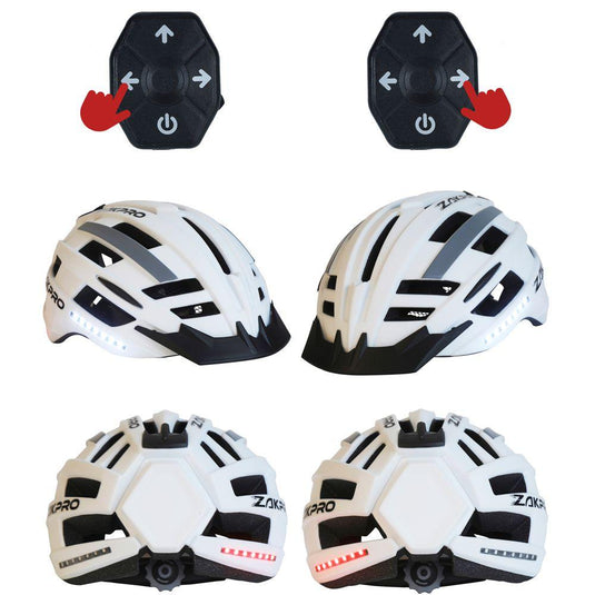 ZAKPRO Stellar Road Cycling Helmet (White) - MADOVERBIKING
