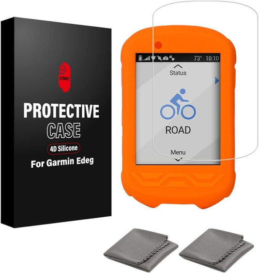 Silicone Case for Garmin Edge 530/540 with Screen Protector (GPS